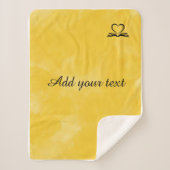 Personalized Sherpa Blanket for Cozy Baby Snuggles Sherpadecke (Vorderseite)