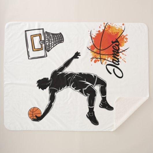 Personalized Sherpa Blanket Sherpadecke (Vorderseite (Horizontal))