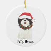 Personalized Shih Tsu Keramik Ornament (Hinten)