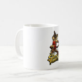 Personalized Siamese Basketball Cat Coffee Mug Kaffeetasse (Vorderseite Links)