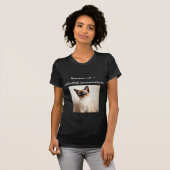 Personalized Siamese Cat Shirt Custom Photo Gift (Vorne ganz)
