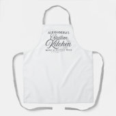 Personalized Sicilian Nonna Apron Schürze (Vorderseite)