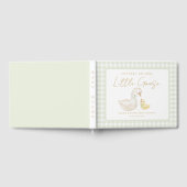 Personalized Silly Goose Bear Baby Shower Gästebuch (Voll)