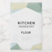 Personalized Simple Design Pantry Labels Minimal Lebensmitteletikett (Einzelnes Label)