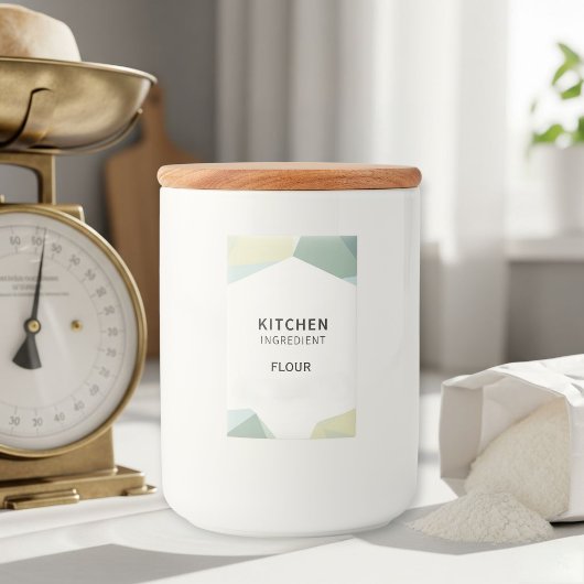 Personalized Simple Design Pantry Labels Minimal Lebensmitteletikett