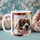 Personalized simple dog Photo and name keepsake  Kaffeetasse