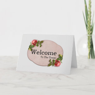 Personalized simple Elegant Welcome Card Karte