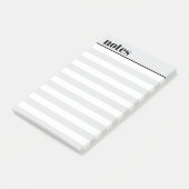 Personalized Simple Minimal Sticky Notes, 4" x 6" Post-it Klebezettel (angewinkelt)
