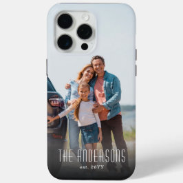 Personalized Single Family Photo & Name Case-Mate iPhone Hülle