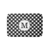 Personalized Single Initial Monogram Bath Mat Badematte (Vorderseite)