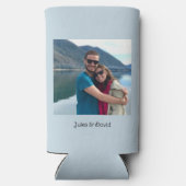 Personalized Single Photo Custom Selters Dosenkühler (Rückseite)