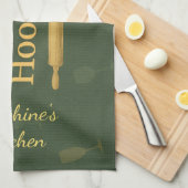 Personalized Sip Sip Hooray Wine Lover Tea Towel Geschirrtuch (Viertel Falte)