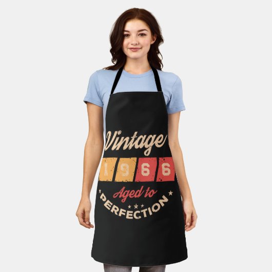 Personalized sixty vintage 60th birthday party schürze (Getragen)