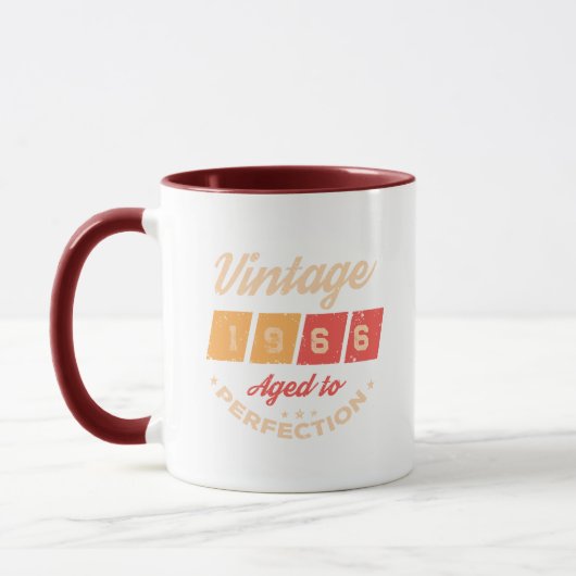 Personalized sixty vintage 60th birthday party tasse (Links)