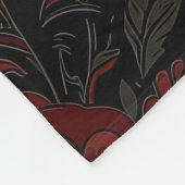 Personalized Skeleton Lovers Blanket | Gothic Wedd Fleecedecke (Ecke)