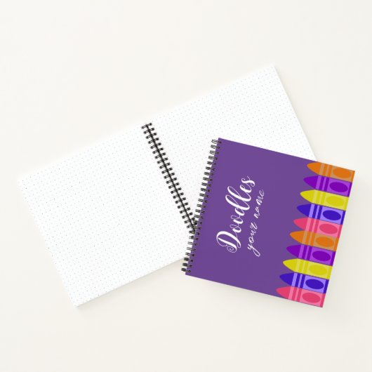 Personalized Sketch Book Doodles Notebook Notizblock (Innenseite)