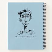 Personalized Sketches and Scribbles Notebook Notizblock (Rückseite)