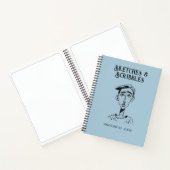 Personalized Sketches and Scribbles Notebook Notizblock (Innenseite)