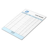 Personalized Small Business Sales Tracker Notepad Notizblock (angewinkelt)