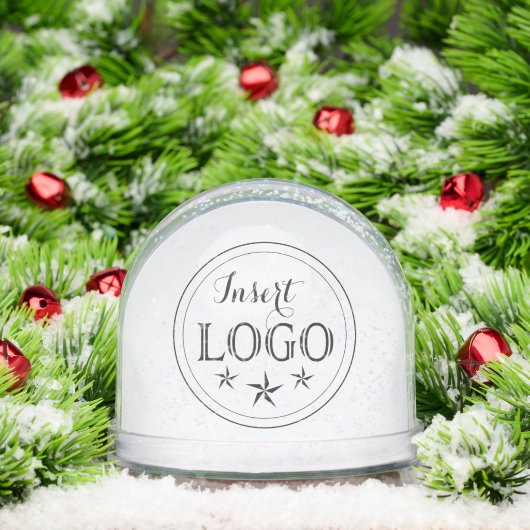 Personalized Snow Globe with Logo and QR Feature Schneekugeln (Weihnachten)