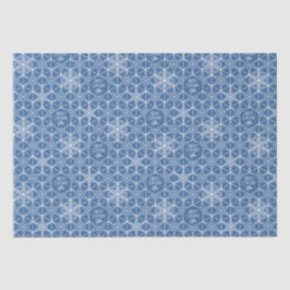 Personalized Snowflake star Holiday wrapping paper Seidenpapier