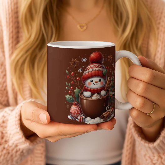 Personalized Snowman Mug - Custom Name Gift Kaffeetasse