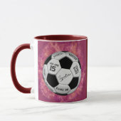 Personalized Soccer Ball Birthday  | Age Name Text Tasse (Links)