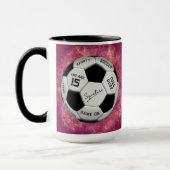 Personalized Soccer Ball Birthday  | Age Name Text Tasse (Links)