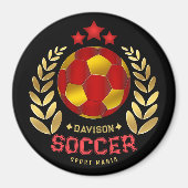 Personalized Soccer Gift For Players And Fans Magnet (Vorne)