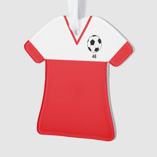 Personalized Soccer Jersey Ornament - Sports Gift (Vorderseite)