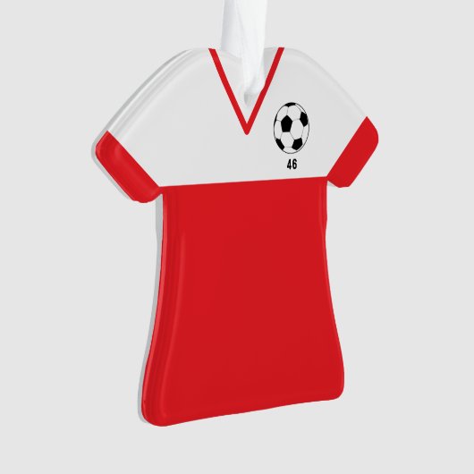 Personalized Soccer Jersey Ornament - Sports Gift (Vorderseite)