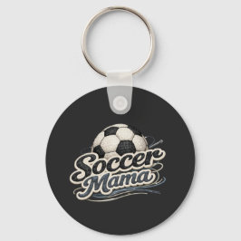 Personalized Soccer Mama Keychain – Custom Name Schlüsselanhänger