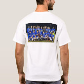 Personalized Soccer Senior Night Player Keepsake T-Shirt (Rückseite)
