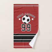 Personalized soccer Sports Custom Football Player Handtuch (Handtuch)