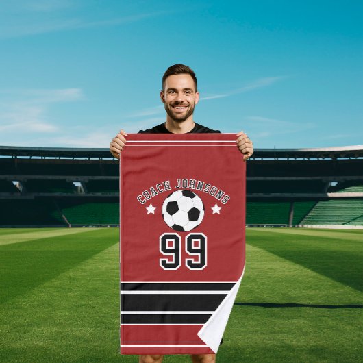 Personalized soccer Sports Custom Football Player Handtuch