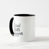 Personalized Social Skills Enhancer Gift Coffee Tasse (Vorderseite Links)