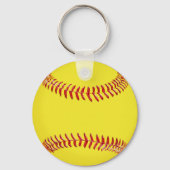 Personalized Softball Keychains Your Text and Logo Schlüsselanhänger (Rückseite)