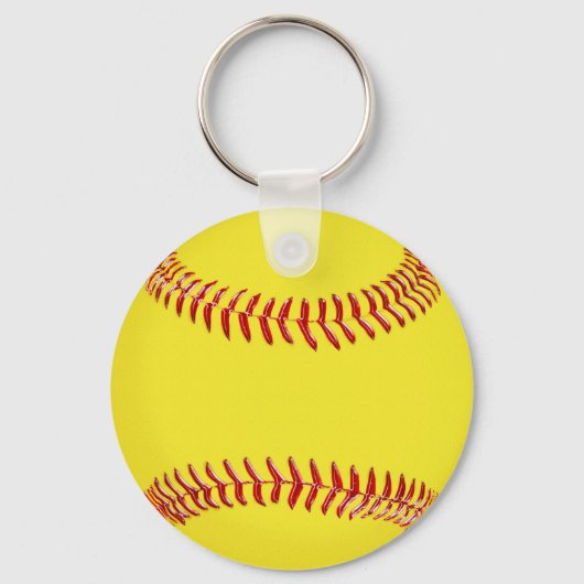 Personalized Softball Keychains Your Text and Logo Schlüsselanhänger (Rückseite)