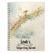 PERSONALIZED Songwriting Journal, Spiral Bound Notizblock (Vorderseite)