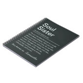 Personalized Soul Sister Definition Notizblock (Linke Seite)