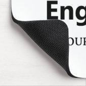 Personalized Sound Engineer Audio Engineering Mousepad (Ecke)