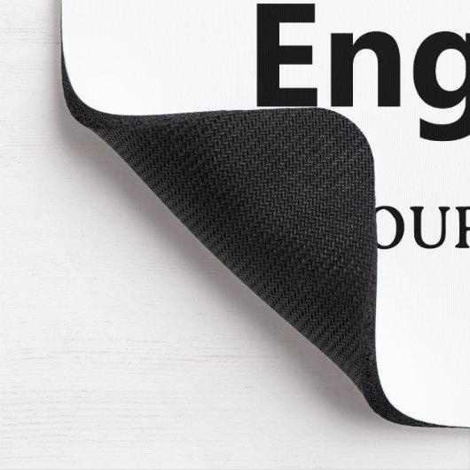 Personalized Sound Engineer Audio Engineering Mousepad (Ecke)