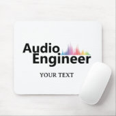 Personalized Sound Engineer Audio Engineering Mousepad (Mit Mouse)