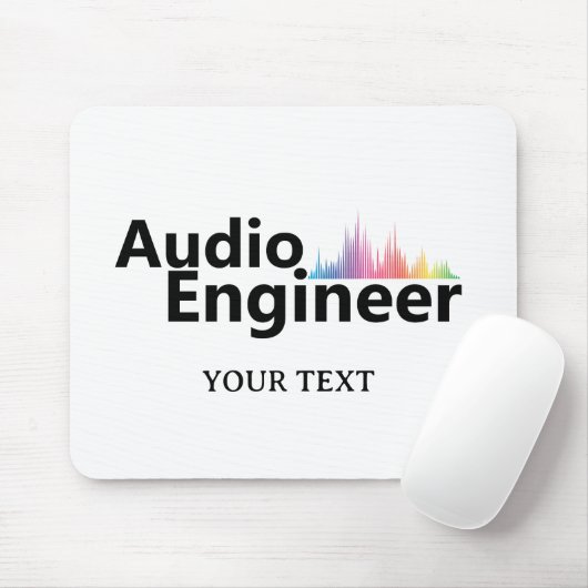 Personalized Sound Engineer Audio Engineering Mousepad (Mit Mouse)