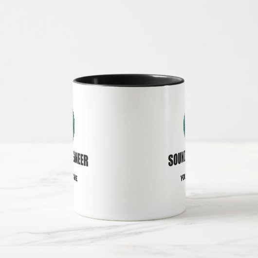 Personalized Sound Engineer Audio Engineering Tasse (Zentrum)