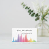 Personalized Sound Engineer Audio Engineering Visitenkarte (Stehend Vorderseite)