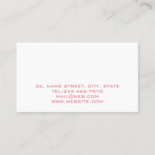 Personalized Sound Engineer Audio Engineering Visitenkarte (Rückseite)