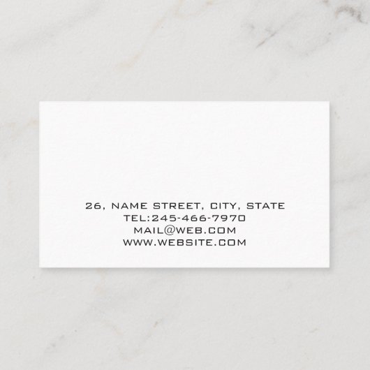 Personalized Sound Engineer Audio Engineering Visitenkarte (Rückseite)