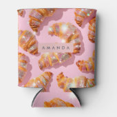 Personalized Sparkle Croissant Style Dosenkühler (Vorderseite)