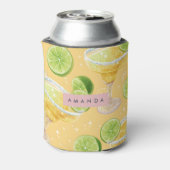 Personalized Sparkle Margarita & Lime Dosenkühler (Kanne Rückseite)